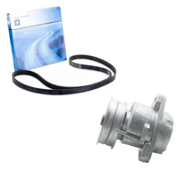 KIT CORREA Y TENSOR POLI V ORIGINAL CORSA/FUN/CELTA/AGILE