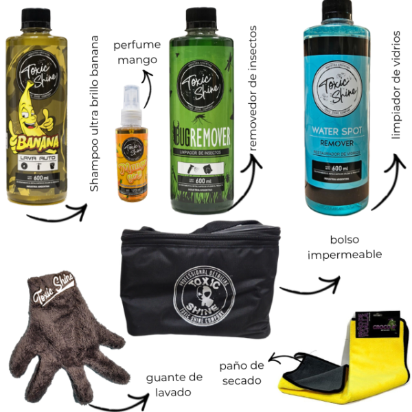 KIT VIAJERO TOXIC SHINE
