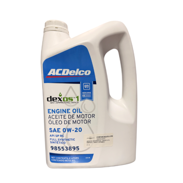 ACEITE ACDELCO 0W20 4L