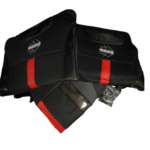 FUNDA CUBRE ASIENTO NEGRA/ROJO/GAMUZA/FIBRA DE CARBONO - Imagen 3