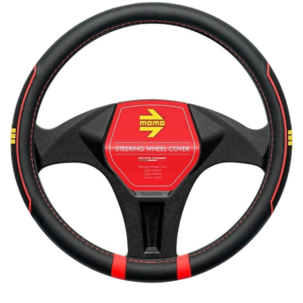 CUBREVOLANTE 38CM DEPORTIVO ROJO/NEGRO