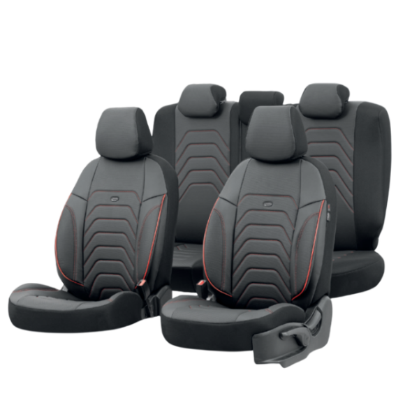 FUNDAS CUERO NEGRAS OTOM CORE