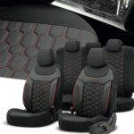 FUNDAS NEGRO Y GRIS OTOM CARBON